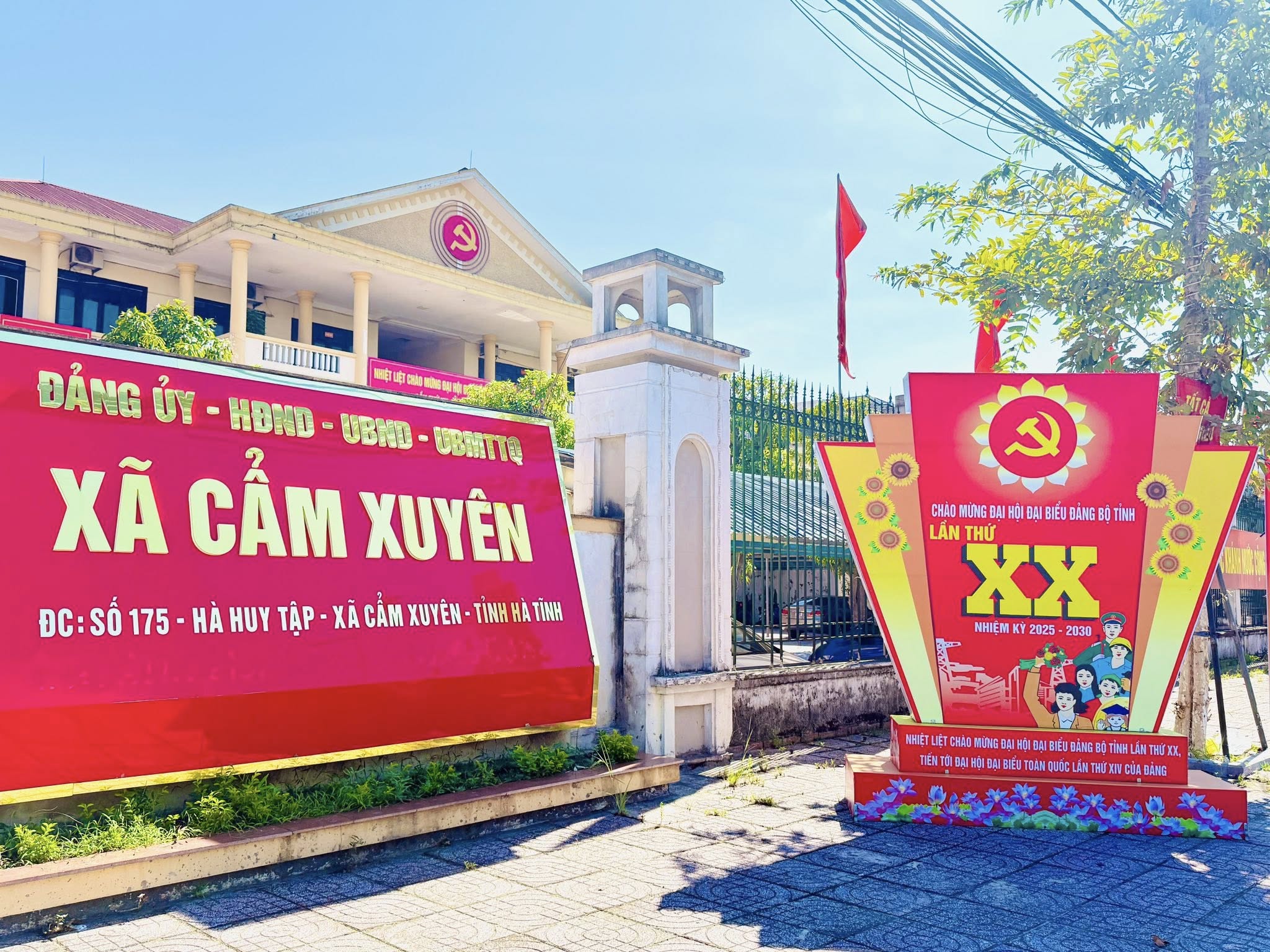Xã Cẩm Xuyên đẩy mạnh công tác tuyên truyền chào mừng Đại hội Đảng bộ tỉnh Hà Tĩnh lần thứ XX, nhiệm kỳ 2025 – 2030 