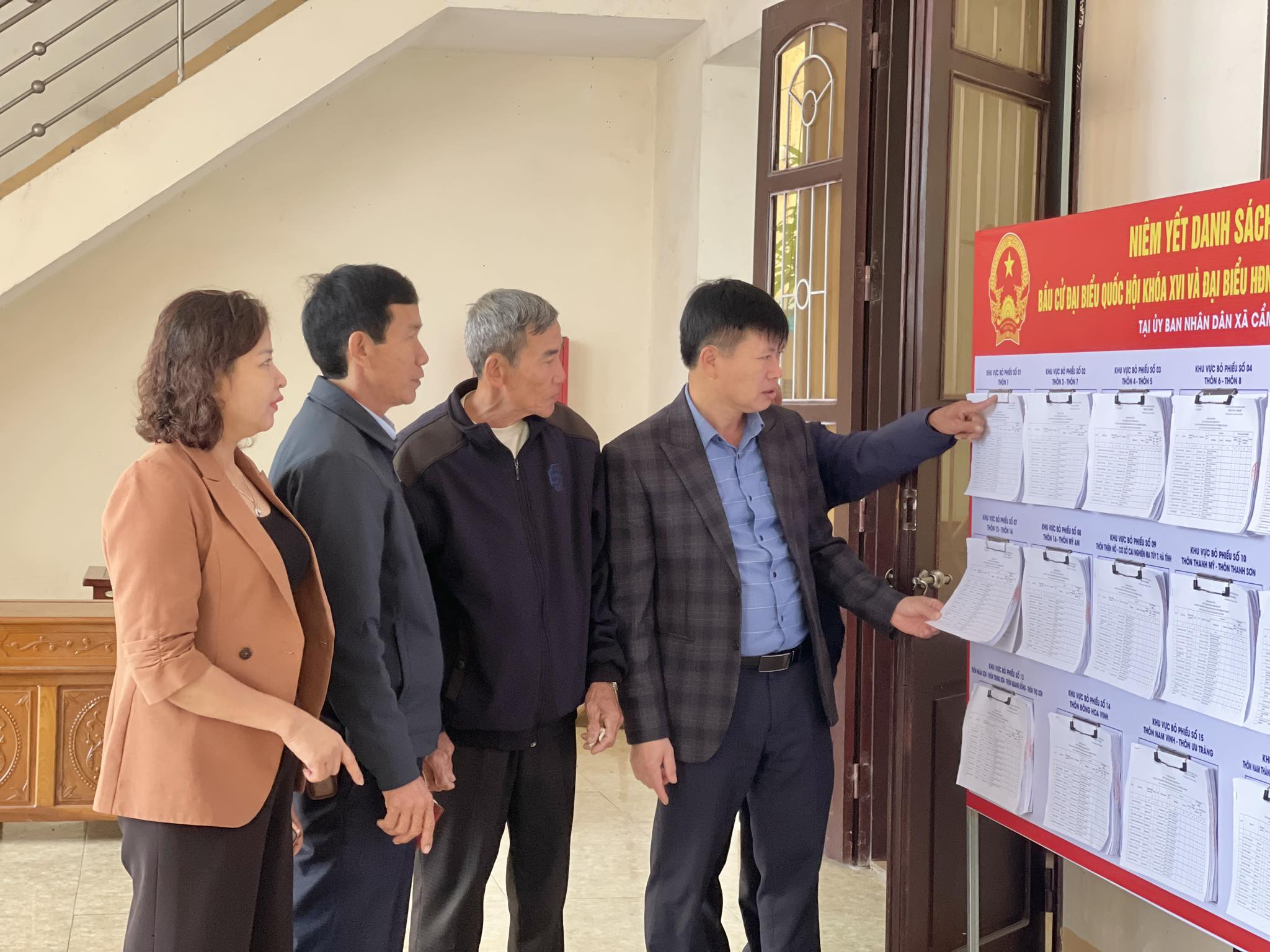 Xã Cẩm Xuyên thông báo về việc niêm yết danh sách cử tri phục vụ bầu cử Đại biểu Quốc hội khóa XVI và Đại biểu Hội Đồng Nhân Dân các cấp, nhiệm kỳ 2026-2031