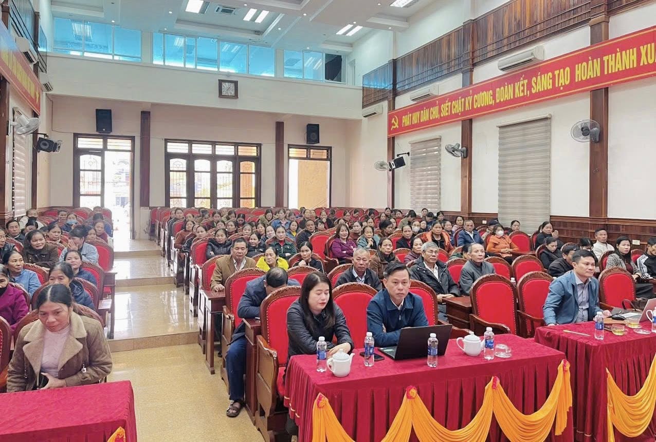Hơn 150 cán bộ, hội viên tham gia tập huấn nâng cao năng lực kinh tế tập thể tại Cẩm Xuyên