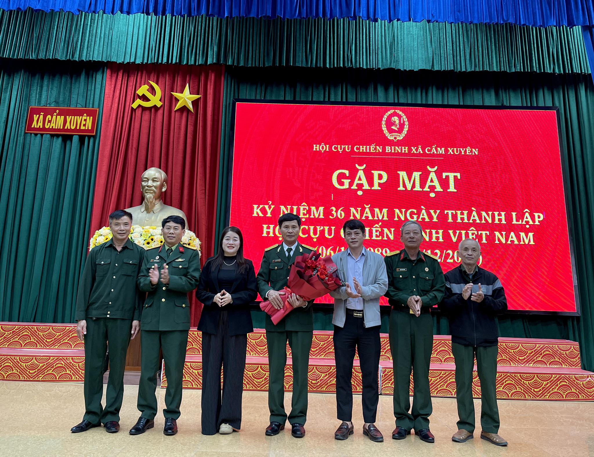 36 năm xây dựng và phát triển Hội Cựu chiến binh Việt Nam – xã Cẩm Xuyên long trọng tổ chức gặp mặt