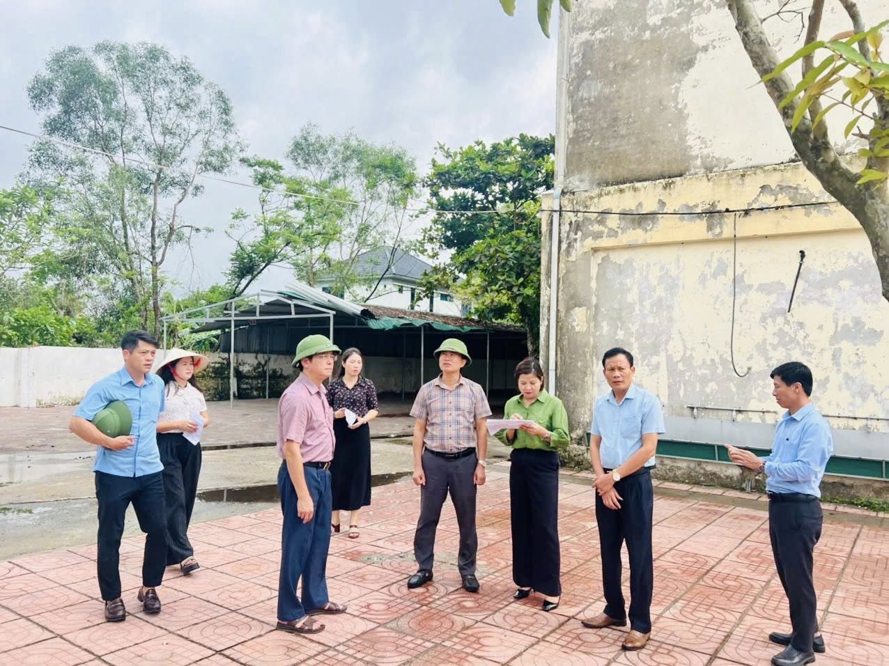Xã Cẩm Xuyên tiến hành kiểm tra, đánh giá thực trạng cơ sở vật chất, trang thiết bị phục vụ dạy và học tại các trường trên địa bàn