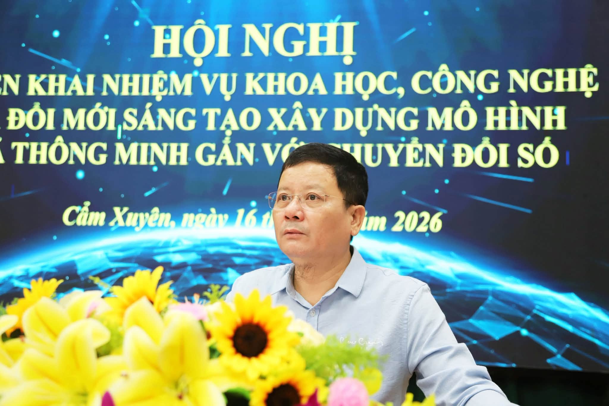 Xã Cẩm Xuyên triển khai nhiệm vụ khoa học, công nghệ và đổi mới sáng tạo, xây dựng mô hình xã thông minh.