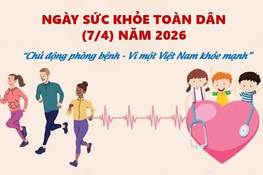 UBND xã Cẩm Xuyên hưởng ứng ngày Sức khỏe toàn dân Việt Nam 07/4/2026
