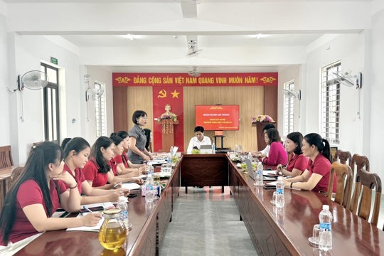 Nâng cao chất lượng giáo dục mầm non: Hai trường học tại xã Cẩm Xuyên đón đoàn khảo sát của Sở Giáo dục và Đào tạo 