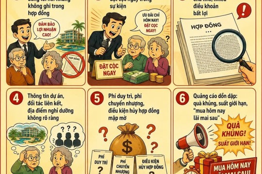 Đừng bao giờ đặt cọc hoặc ký “hợp đồng kỳ nghỉ” trước khi xem những thông tin này