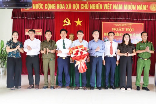  xã Xã Cẩm Xuyên tỉnh Hà Tĩnh tổ chức điểm Ngày hội toàn dân bảo vệ an ninh Tổ quốc năm 2026. 