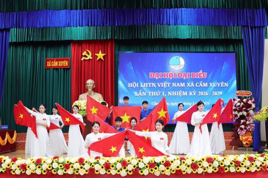 Đại hội Hội LHTN xã Cẩm Xuyên lần thứ I, nhiệm kỳ 2026-2029: Dấu ấn đổi mới, khát vọng phát triển.