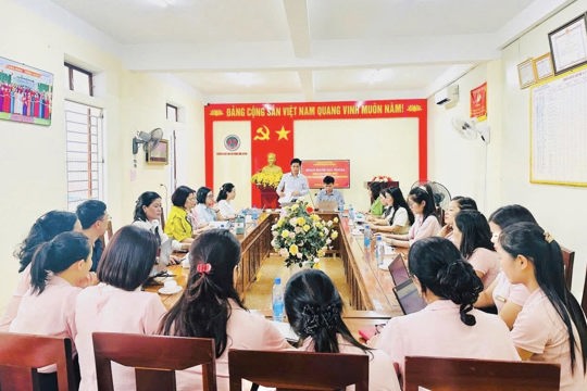 Trường mầm non Thị trấn Cẩm Xuyên đón đoàn đánh giá ngoài - Khẳng định chất lượng giáo dục, đạt kiểm định cấp độ 2 và chuẩn quốc gia mức độ 1 