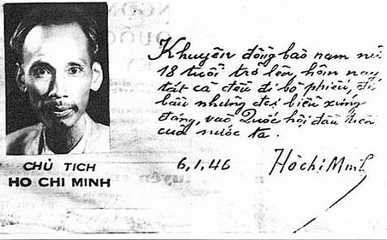 Ngày 6/1/1946 ghi dấu một sự kiện có ý nghĩa đặc biệt trong lịch sử chính trị Việt Nam hiện đại: lần đầu tiên Nhân dân Việt Nam trực tiếp bỏ phiếu bầu ra Quốc hội của mình.