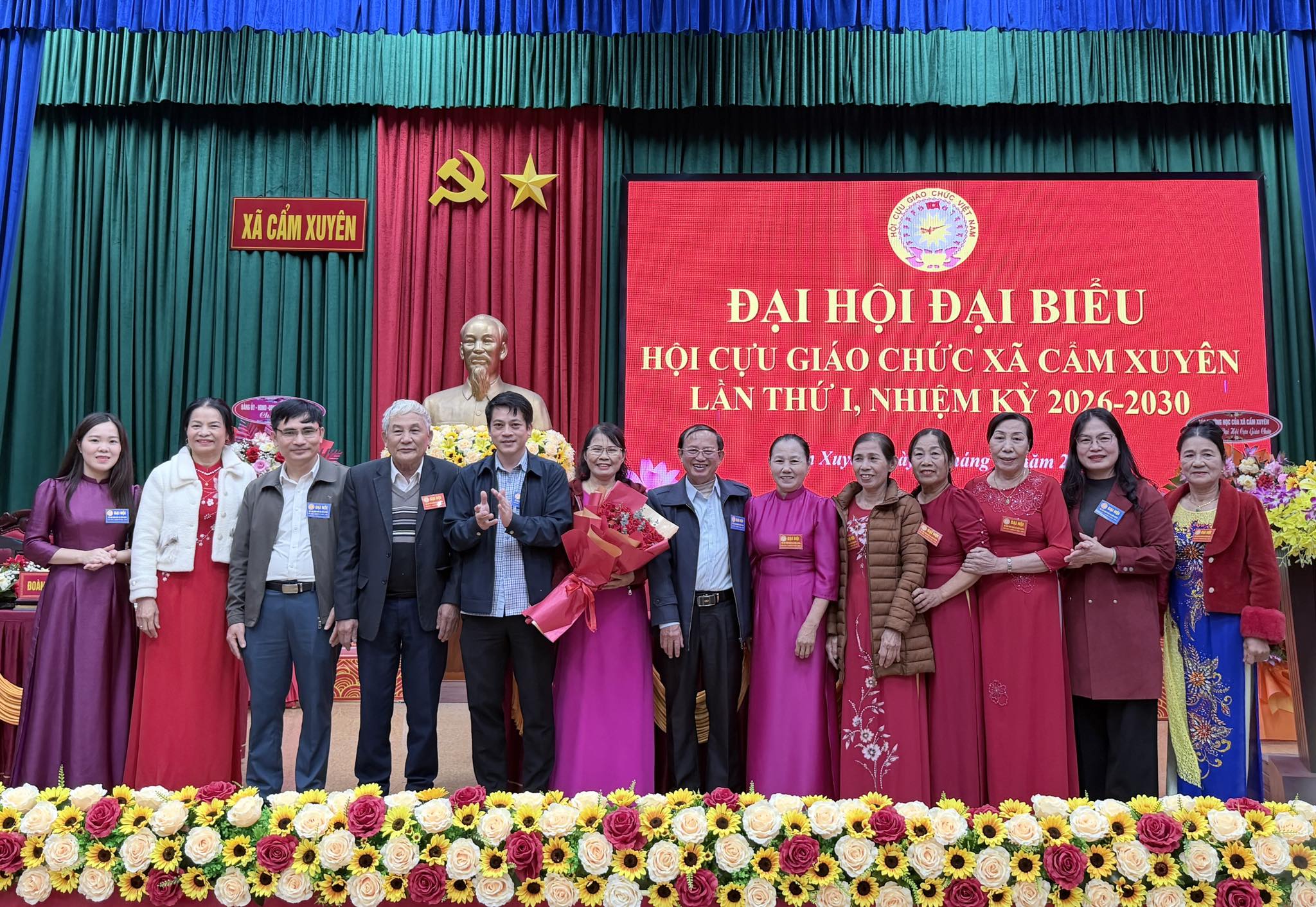 Đại hội Đại biểu Hội Cựu Giáo chức xã Cẩm Xuyên lần thứ nhất, nhiệm kỳ 2026 - 2030. 