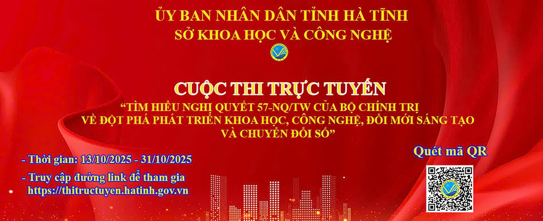UBND xã Cẩm Xuyên tổ chức phát động cuộc thi trực tuyến “TÌM HIỂU NGHỊ QUYẾT SỐ 57-NQ/TW” 