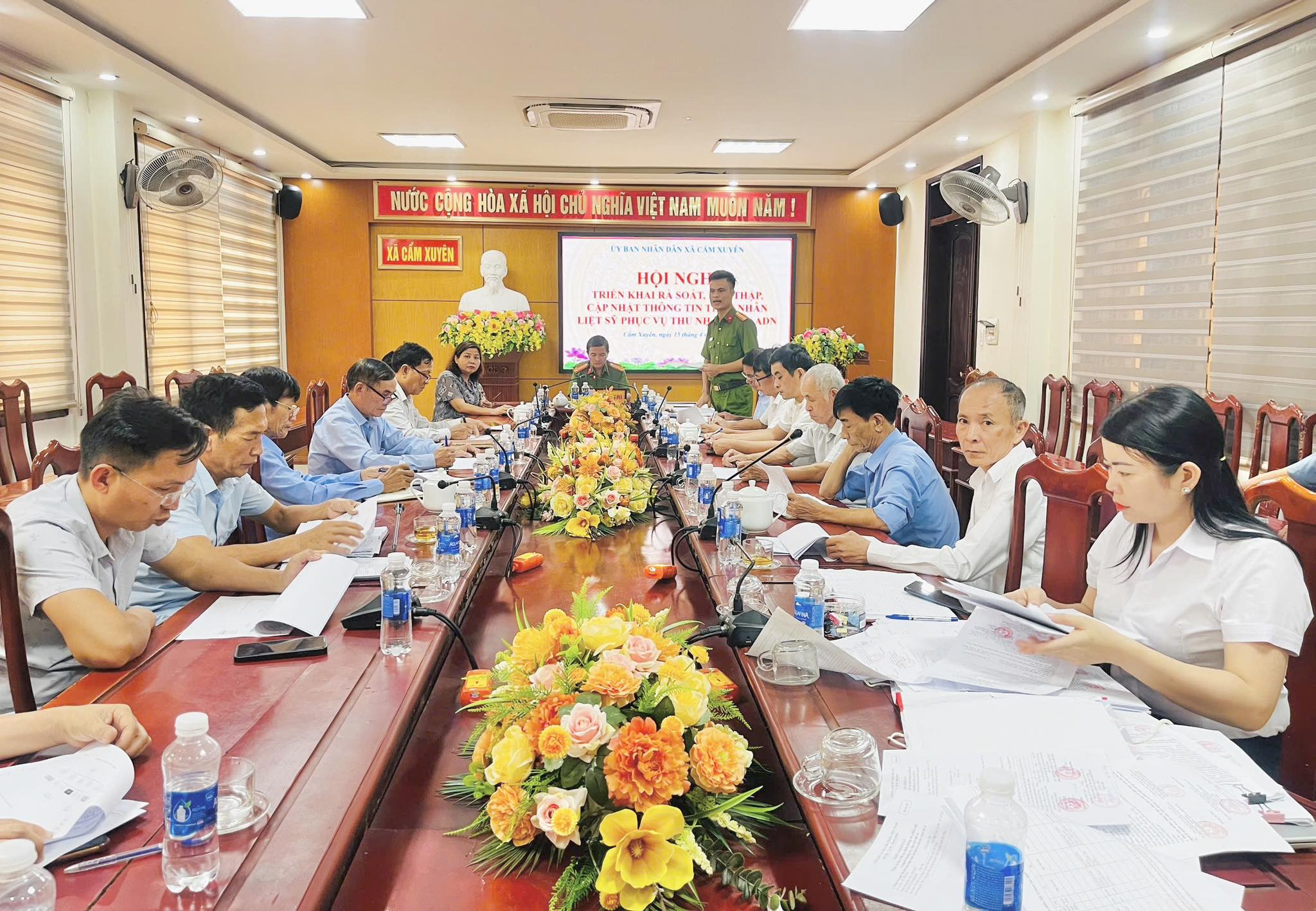 Triển khai rà soát, hoàn thiện thông tin Liệt sĩ và thân nhân Liệt sĩ trên địa bàn xã Cẩm Xuyên 