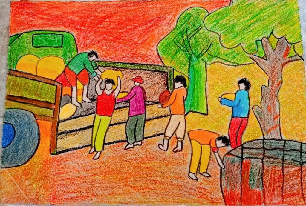 Triển khai cuộc thi vẽ tranh với chủ đề “Vì một Việt Nam xanh” cho các em thiếu  nhi